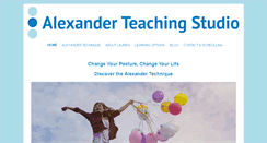 Desktop Screenshot of alexanderteachingstudio.com